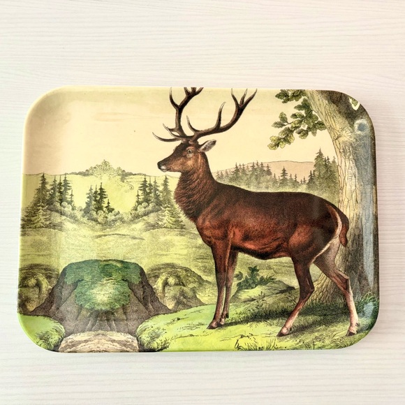 John Derian Vintage Deer Serving Tray Collaboration for Target